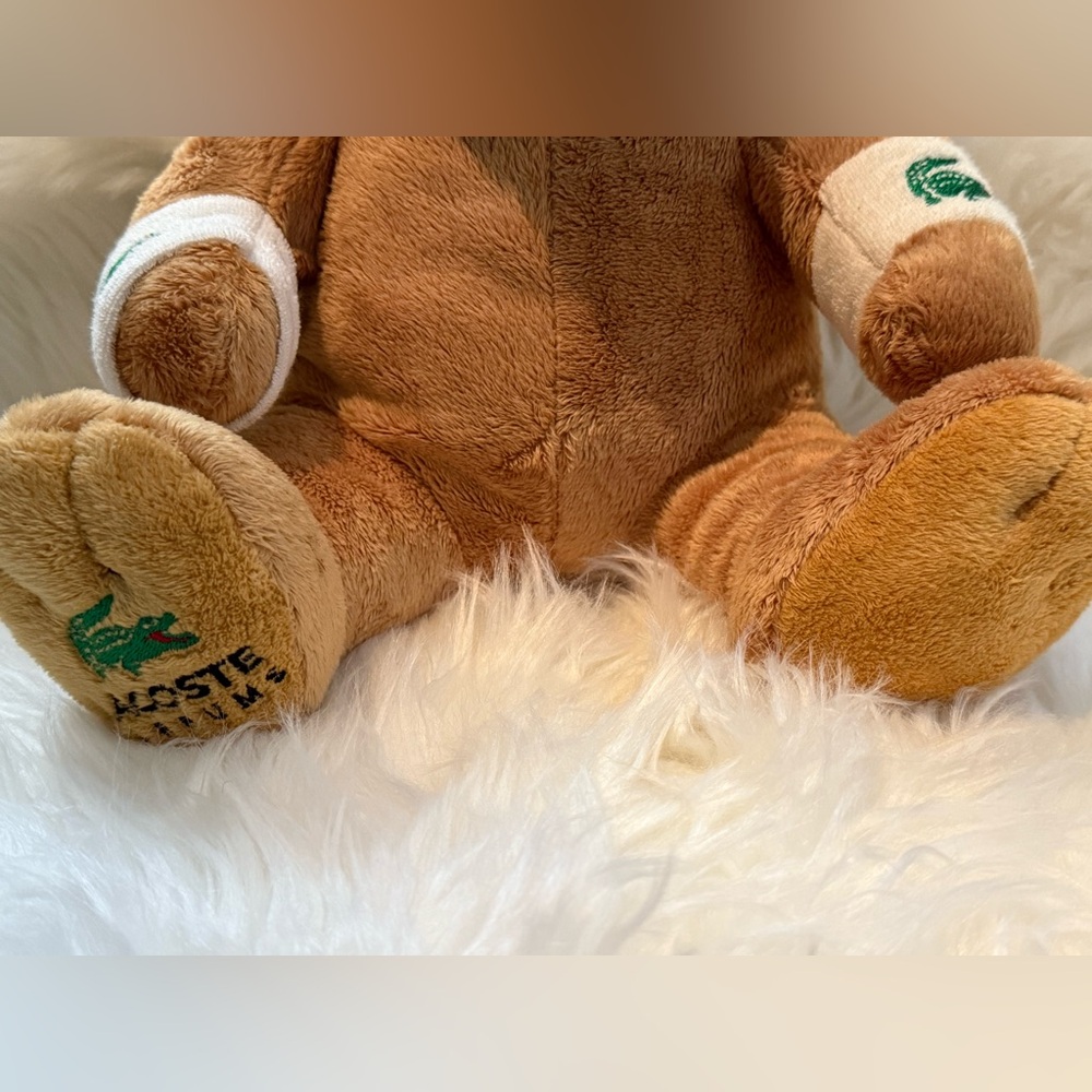 Lacoste Teddy Bear with Headband and Wristbands - Picture 4 of 7